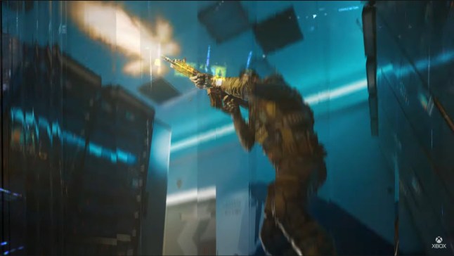 Call Of Duty: Black Ops 7 screenshot of a man shooting a gun